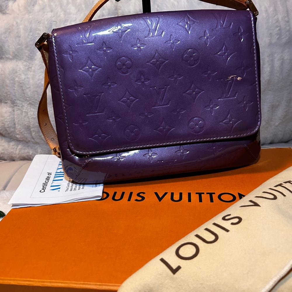Louis Vuitton Monogram Verni Thompson Street Shoulder bag-Limited edition Purple